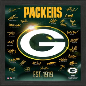 Highland Mint Obraz Green Bay Packers NFL Signature Logo 2023