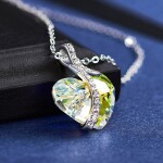 Exkluzivní náhrdelník Swarovski Elements Sophie - srdce, Barevná/více barev 40 cm + 5 cm (prodloužení)