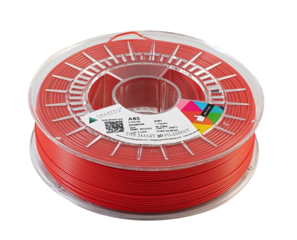 ABS filament rubínově červený 1,75 mm Smartfil 0,75 kg