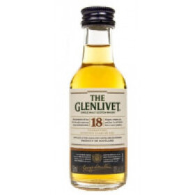 The Glenlivet Single Malt Scotch Whisky 18y 43% 0,05 l (holá lahev)