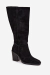 Kozačky na podpatku model 216797 Step in style 39