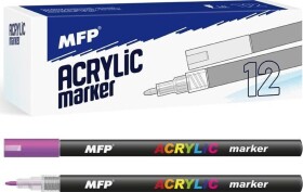 Akrylový popisovač 1 mm - fialový tmavý