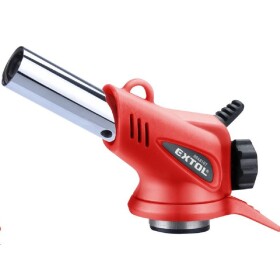 Hořák MINI s piezo zapalovačem a předehřevem plynu na kartuše s EU závitem 7/16" Extol