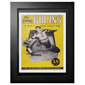Mustang Obraz v rámu Boston Bruins NHL Program Cover The Boston News 23 Years of Great Hockey