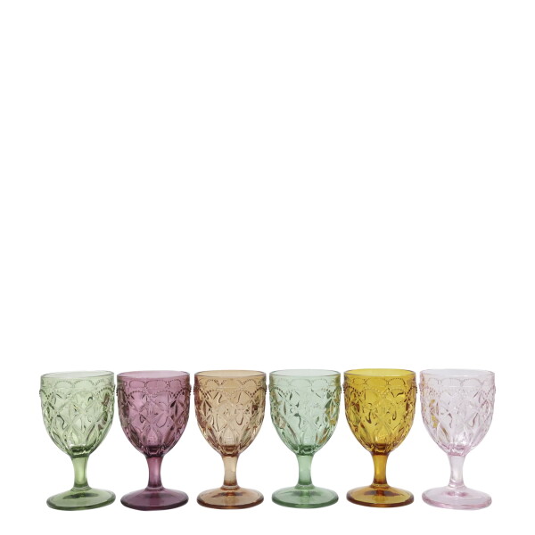 Chic Antique Sklenice na víno Saint-Émilion 250 ml Hnědá, multi barva, sklo