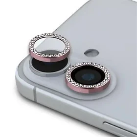 Guess Fixed Glliter Ochrana Čoček pro iPhone 16/16 Plus Pink (57983123489)
