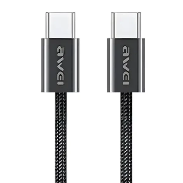 Awei CL-219T USB-C - USB-C černý / Kabel / 60W / 1 m (CL-219T)