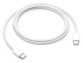 IPhone bílá / Datový kabel / USB-C na USB-C / pletený / OEM (57983130210)