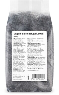 Vilgain Čočka černá Beluga – 3× 300 g