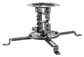 Equip 650705 černá / Stropní držák projektoru / 360° otočení / náklon -15° až 15° / nosnost 13,5 kg (650705)
