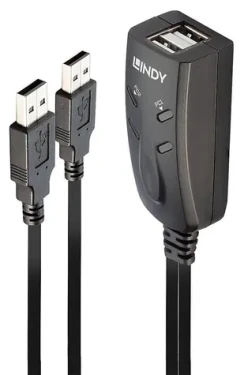 Lindy USB přepínač klávesnice a myši černá / KVM switch / 3x USB 2.0 / kabel 1,1 m (32165)