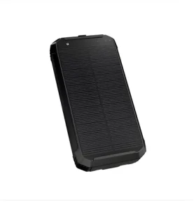 PLATINET Powerbank Solar / Powerbanka / 10 000 mAh / Solární panel / Bezdrátové nabíjení 15 W / 2x USB-A + 1x USB-C (PMPB10SPW15)