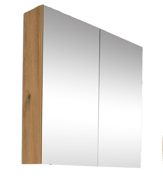 Zrcadlová skříňka SAT B-Way 80x75 cm lamino dub BWAY80CABOAK BWAY80CABOAK
