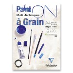 Clairefontaine Paint ON blok Mix media A4 250 g 20 listů zrnitý