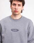 Patagonia M's '95 Oval Logo Uprisal Crew Sweatshirt Gravel Heather S