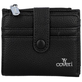 Trendy dámská mini koženková peněženka Coveri Arbi, černá
