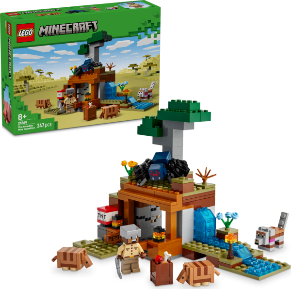 LEGO® Minecraft® 21269 Výprava do dolu a pásovec - LEGO® NINJAGO®