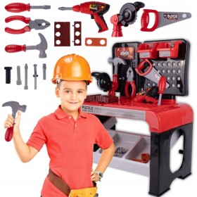 MalPlay Ponk, dílna s nářadím DIY Kit 46 ks