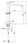 PAFFONI - Level Dřezová baterie, nerez LES188ST