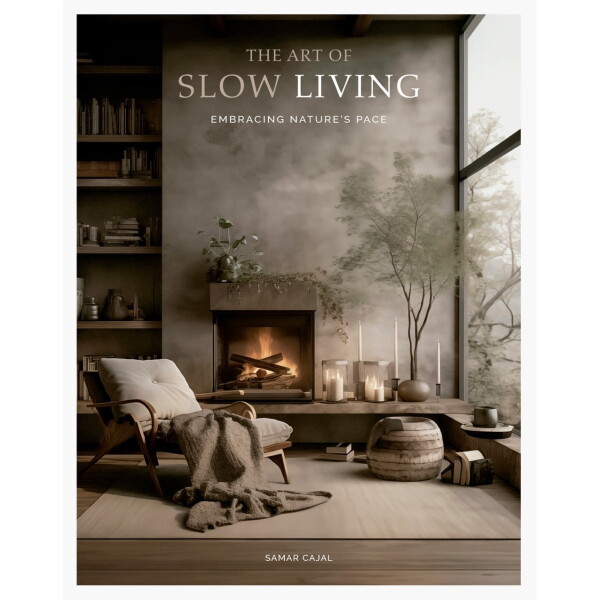New Mags Kniha – The Art Of Slow Living, Samar Cajal, šedá barva, papír