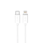 Puro TPE Kabel USB-C (M) - Lightning (M) bílá / Datový kabel / 2 m / 20 W