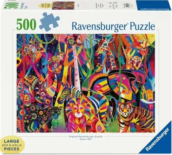 Ravensburger 120018391 Barevná džungle 500 dílků