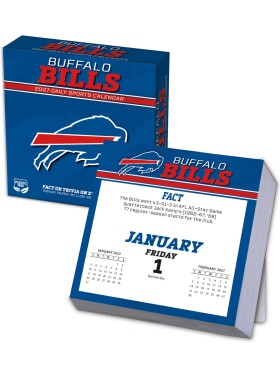 Kalendář Buffalo Bills NFL 2027 Tischkalender