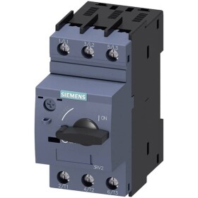 Siemens 3RV2011-1JA10 výkonový vypínač 1 ks Rozsah nastavení (proud): 7 - 10 A Spínací napětí (max.): 690 V/AC (š x v x h) 45 x 97 x 97 mm