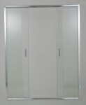 HOPA - Sprchové dveře VILAR - BARVA rámu - Hliník leštěný, Rozměr A - 130 cm, Rozměr C - 190 cm, Směr zavírání - Univerzální Levé / Pravé, Výplň - Čiré bezpečnostní sklo - 6 mm OLBENW102913CC