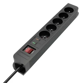 TB Touch Energy přepěťová ochrana 3 m / Prodlužovací kabel / 5 zásuvek / Vypínač napájení / 2300 W (ALTBXPD05FR300B)
