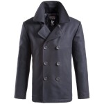 Brandit Kabát Pea Coat navy XL