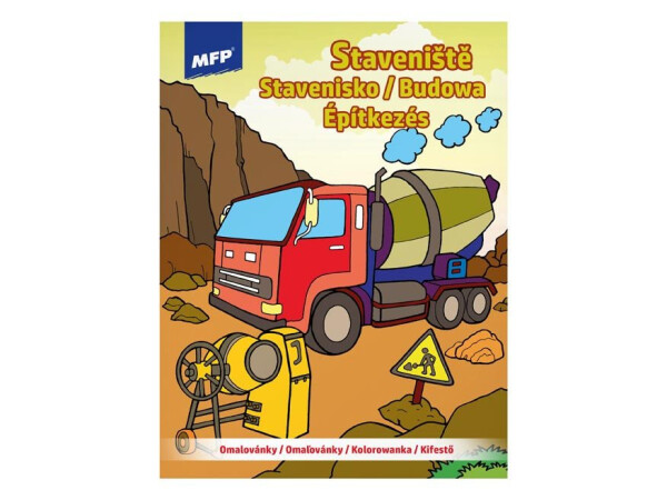 Omalovánky MFP A4 Staveniště 2