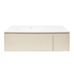 Koupelnová skříňka s umyvadlem Naturel Austen 120x35x52 cm beige mat Naturel Austen120BG AUSTEN120BG
