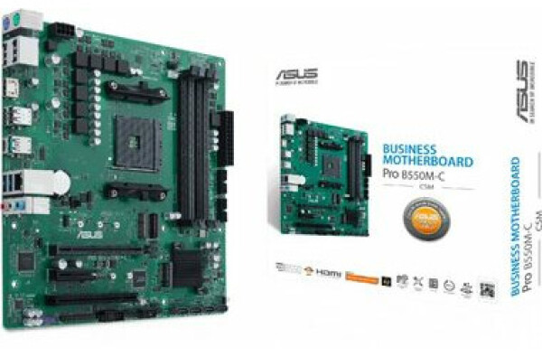 ASUS PRO B550M-C CSM / AMD B550 / DDR4 / SATA III RAID / USB / GLAN / M.2 / sc.AM4 / m-ATX (90MB15Q0-M0EAYC)