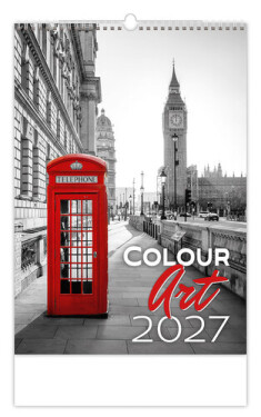 Kalendář nástěnný 2027 - Colour Art