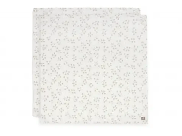 Jollein Pleny zavinovací 2 ks 115x115 cm Leafy Dreams (535-852-68105)