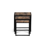 Konferenční stolek 45x45cm, mdf, hnědá, AF-3003 OLW