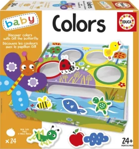 EDUCA Baby Třídění barev s motýlem Gillem
