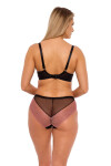 Polovyztužená dámská podprsenka SEMI-SOFT MALENE ART. 1266 černá a růžová 70I