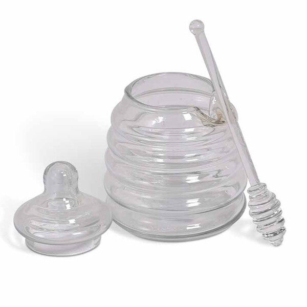Garden Trading Skleněná dóza na med Murcot 200 ml, čirá barva, sklo