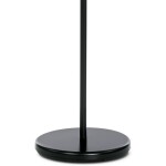 Věšák stojanový, výška 180 cm, kovová konstrukce, černý matný lak, nosnost 10 kg