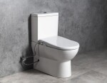 SAPHO - JALTA WC kombi s funkcí bidetu Clean Star, Rimless, spodní/zadní odpad, bílá LB402-1