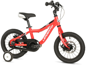 Dětské kolo LEADER FOX Fox chlapecké 14", model 2025-1, barva červená