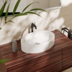 HANSGROHE - Xuniva D Umyvadlo na desku, 55x40 cm, bez přepadu, bílá 60165450