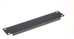 Equip 10" Záslepka černá / Záslepka / 1U / RAL9005 / kov (EZBP-10-B)