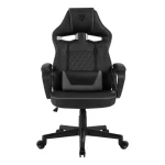 SENSE7 Knight černo-šedá / Herní židle / umělá kůže / nastavitelná / pojezdová kolečka / nosnost 120 kg (5907783039706)