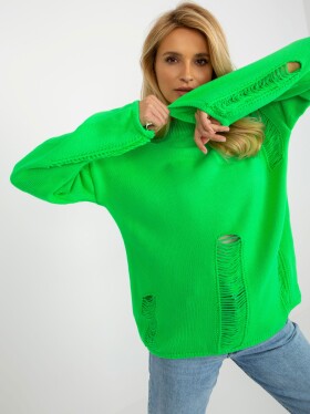 Dámský svetr BA SW fluo zelená FPrice jedna velikost
