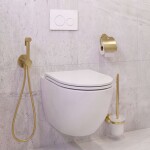 Kielle - Oudee Závěsné kompaktní WC se sedátkem Softclose, Vortex Rimless+, bílá 30102010S-SET1
