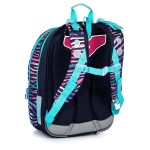 Dívčí školní batoh zebra Topgal KIMI 21010 G