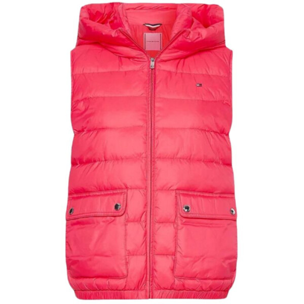 DÁMSKÁ BUNDA BEZ RUKÁVŮ S KAPUCÍ TOMMY HILFIGER L